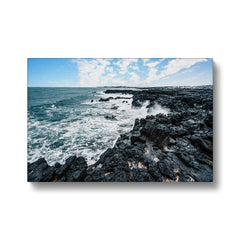 Majestic Brimketill Lava Rock Pool Canvas