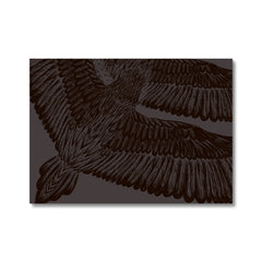 Black Flying Eagle Canvas