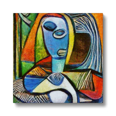 Portrait In Pablo Picasso Style Canvas