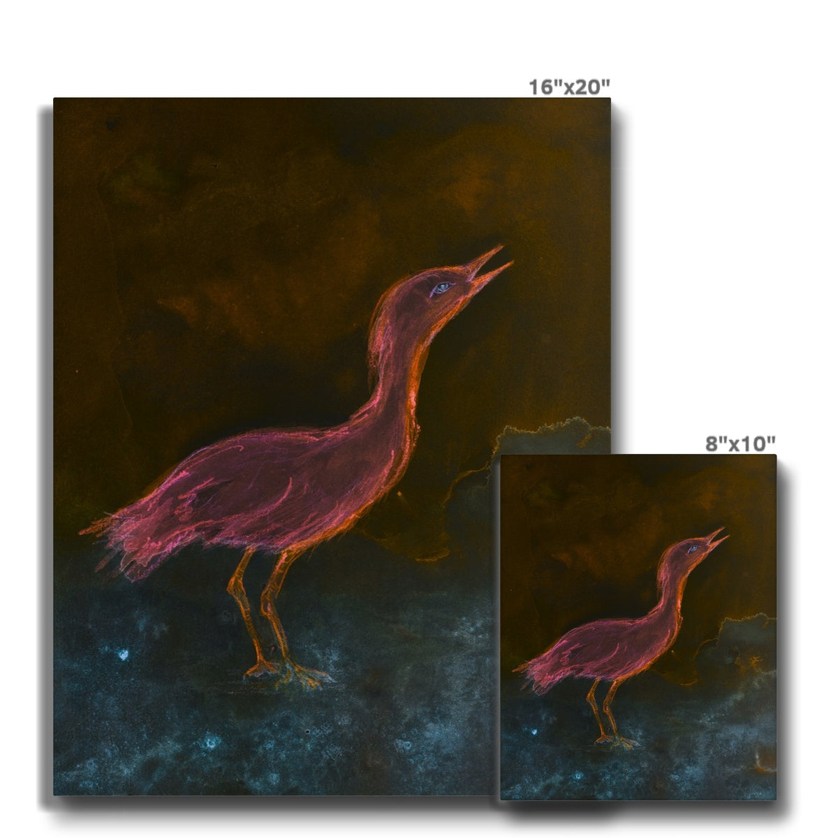 Little Pink Birdie Canvas