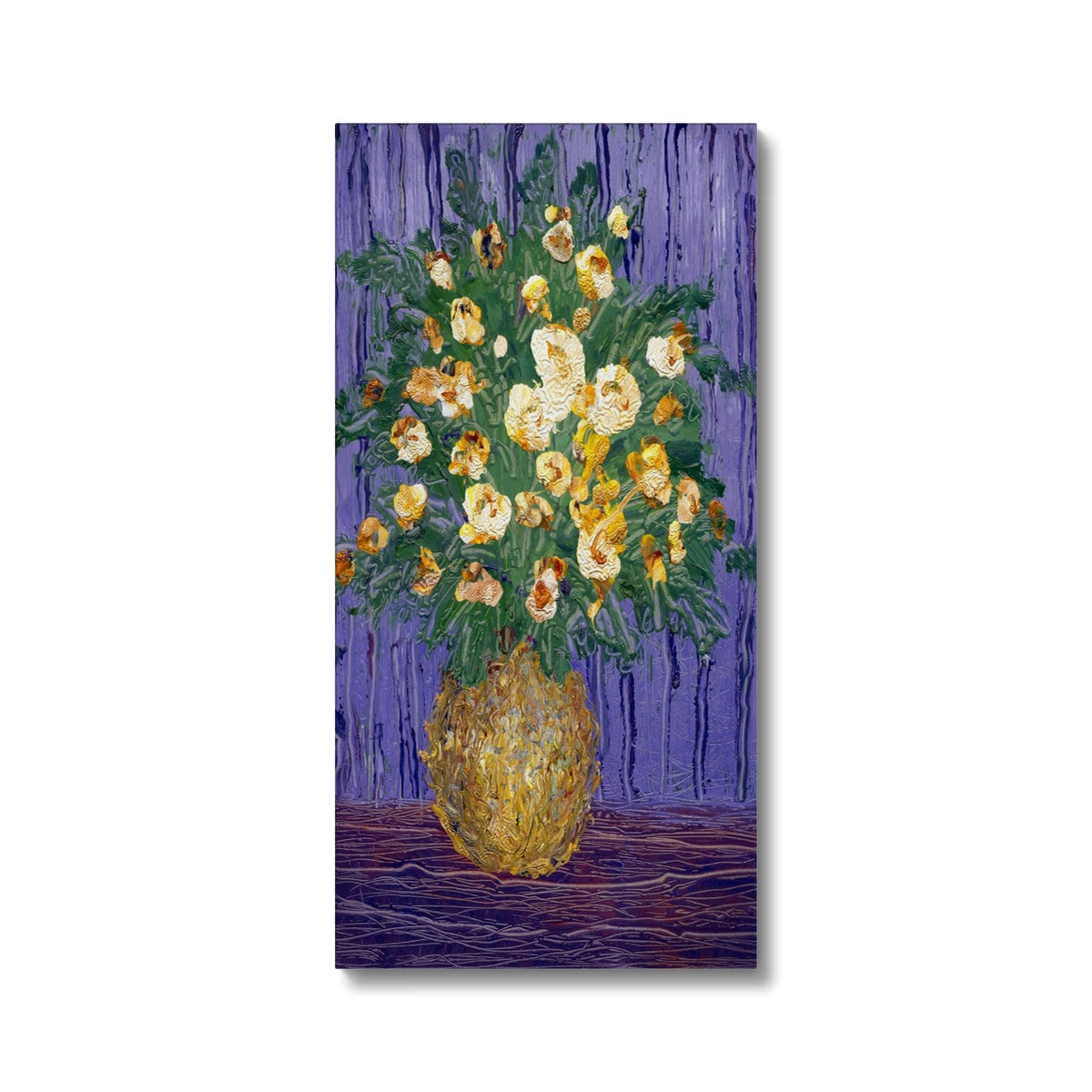 Van Gogh Style Vase Flower Painting IV Canvas