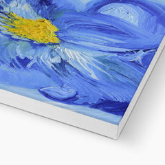 Amazing  Blue Flowers Canvas