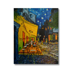 Terrace of a Café at Night , Vincent van Gogh  Canvas