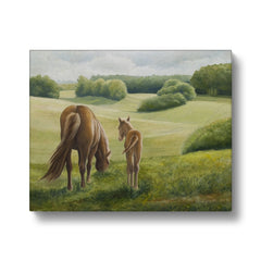 Mama Horse & Foel Canvas