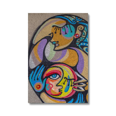 Pablo Picasso Style Face Portrait Canvas