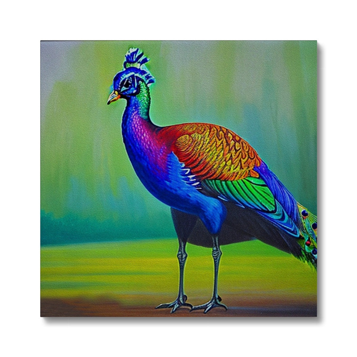 Impeccable Peacock Painting Canvas