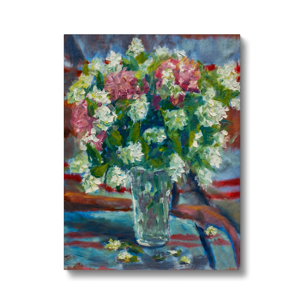 Van Gogh Style Vase Flower Painting III Canvas