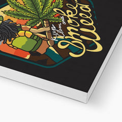 "Smoke Weed" Marijuana Leaves Illustration Canvas