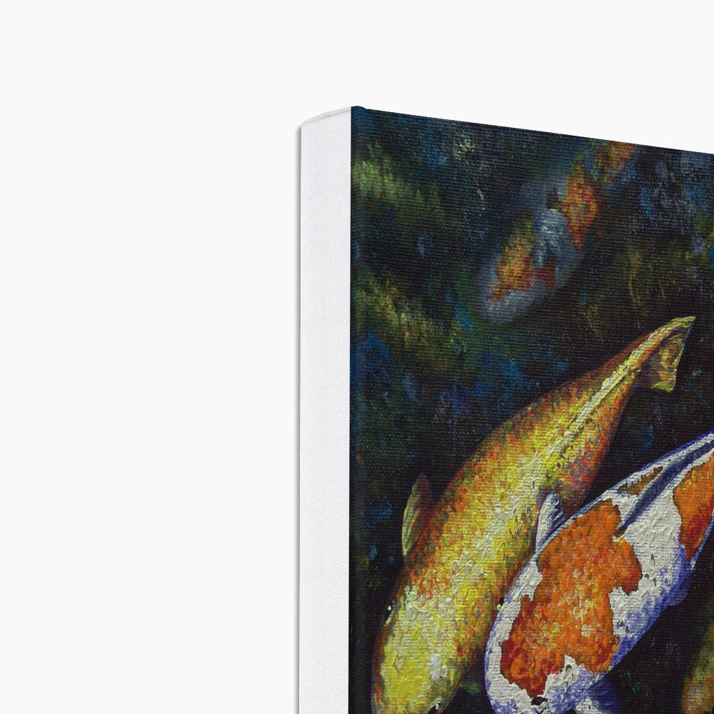 Exquisite Koi Fish Canvas