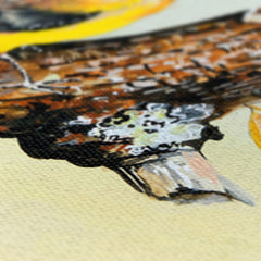 Yellow Sparrow Canvas