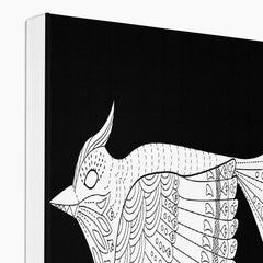 Black & White Birdies Canvas