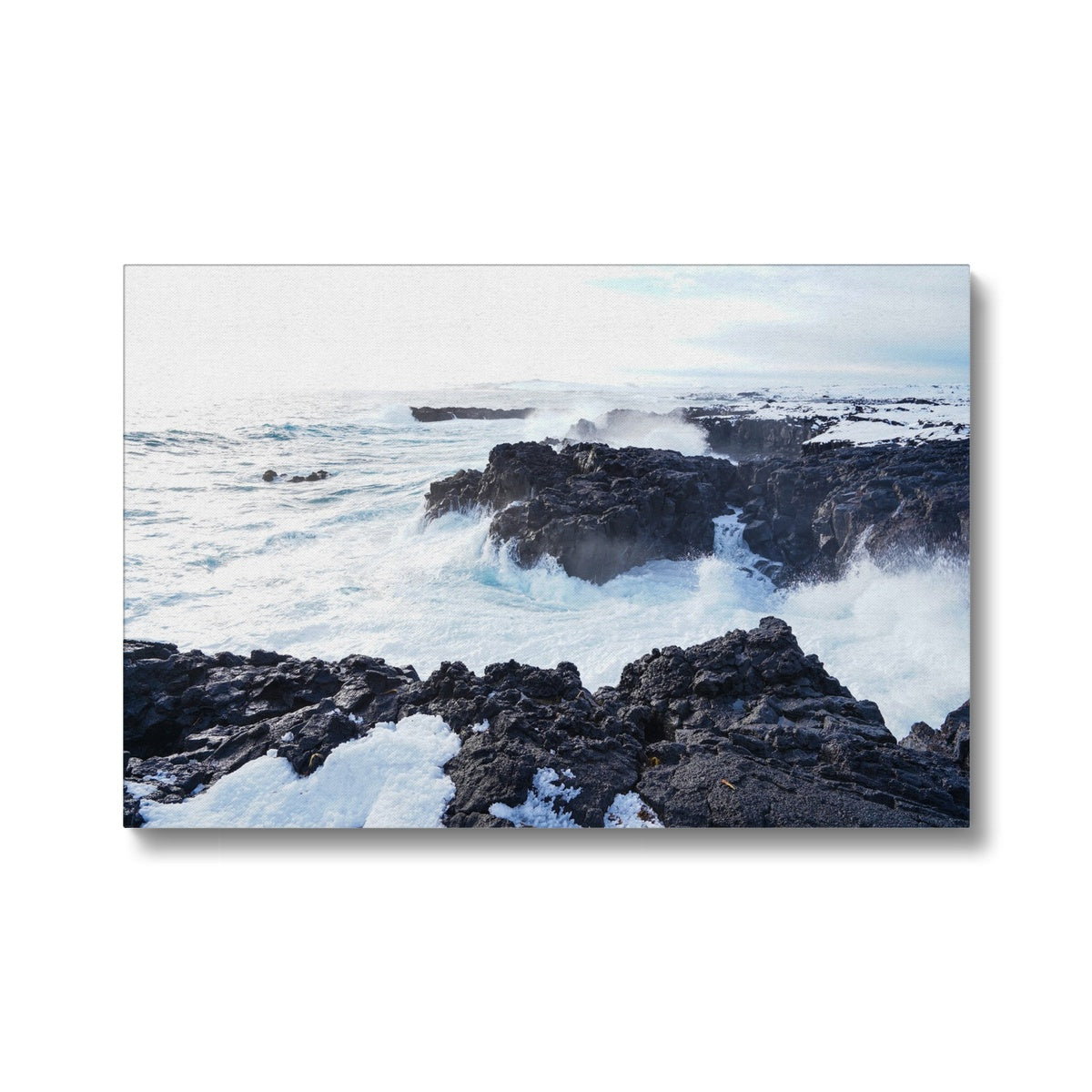 Alluring Brimketill Lava Rock Pool Canvas