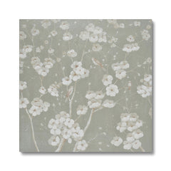 Amazing White Flower Bunch Canvas