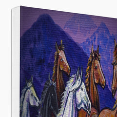 Graceful Horses Painting Canvas