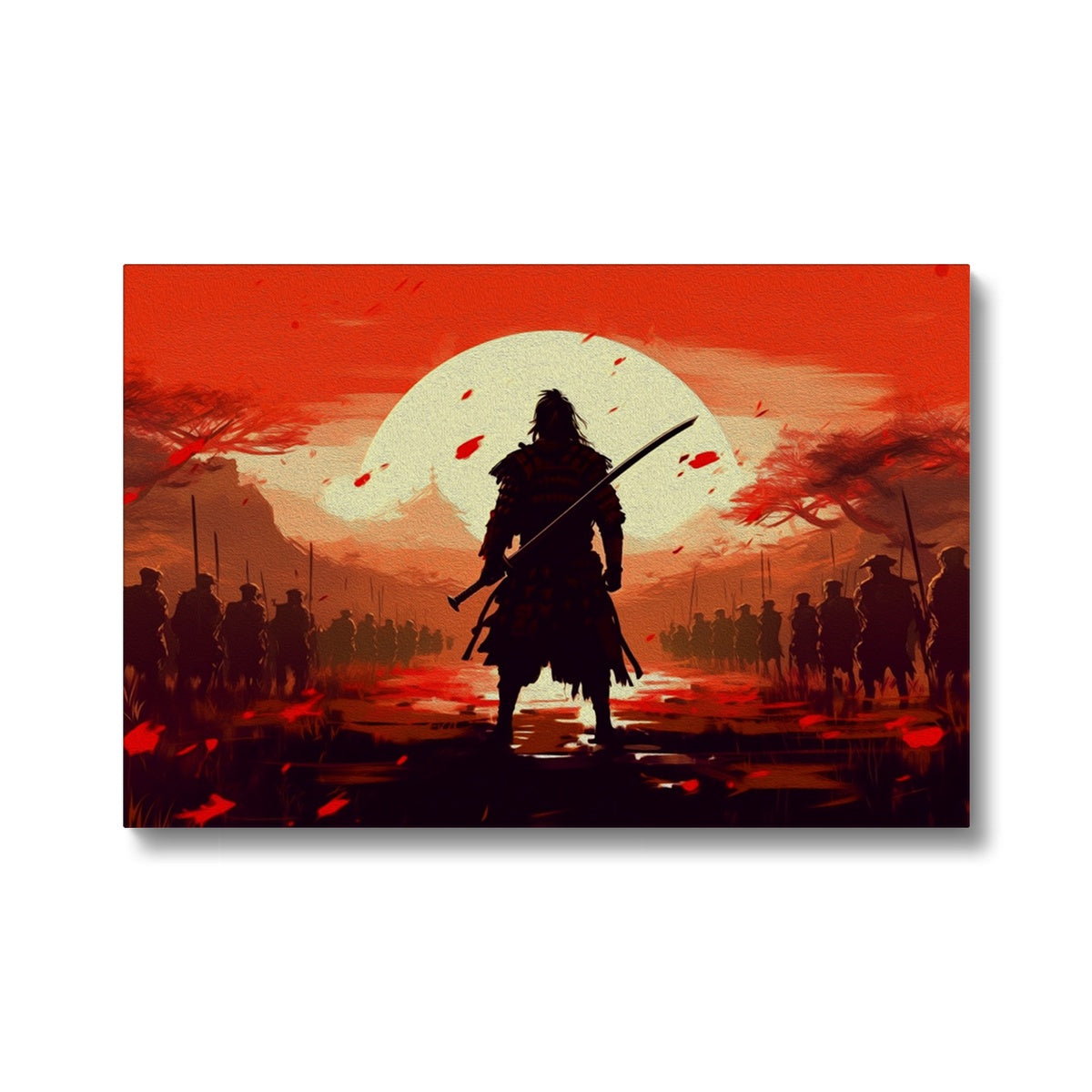 Red Art Of Ronin Canvas