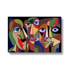 Abstract Faces Inspired By Pablo Picasso Canvas