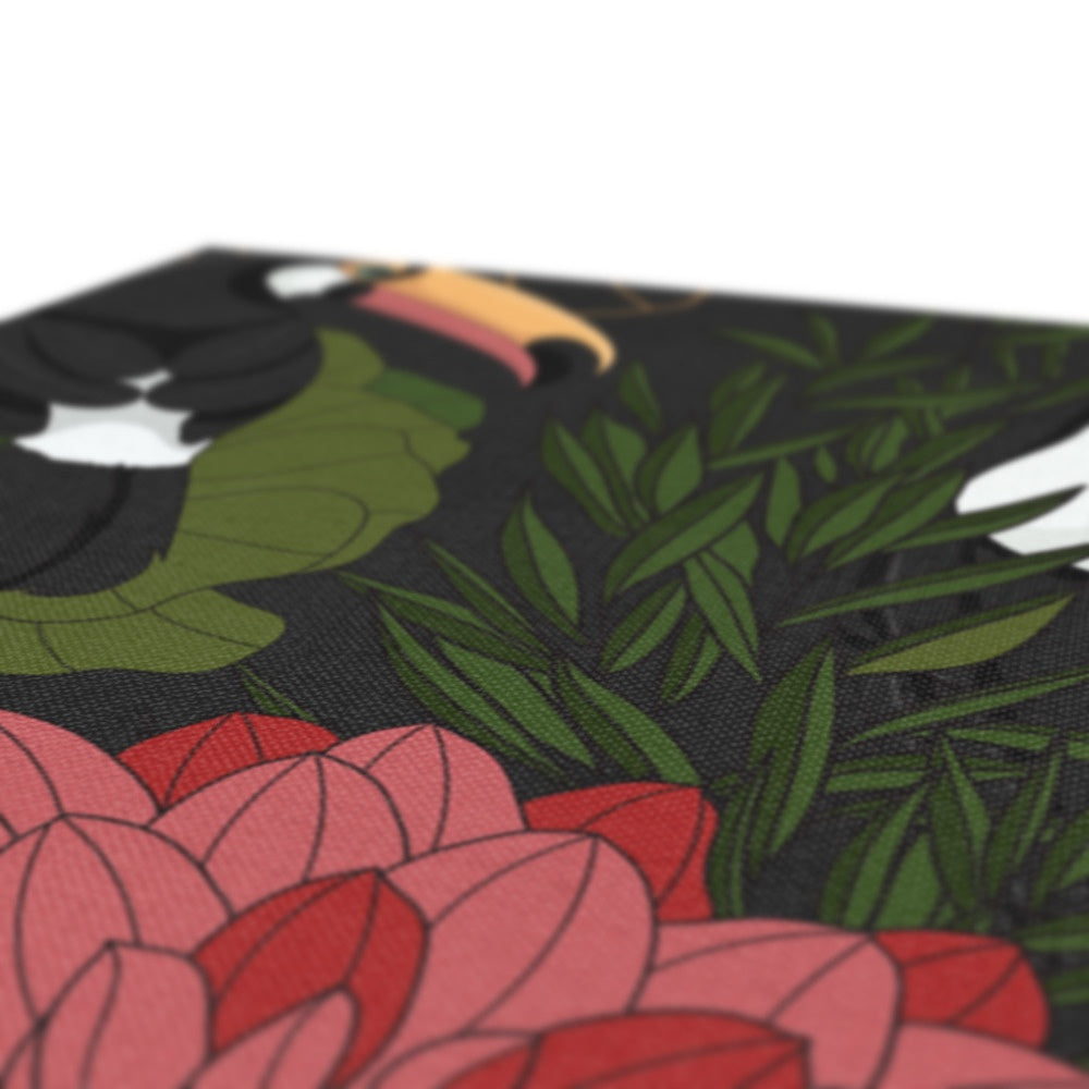 Toucan & Giant Flower Canvas