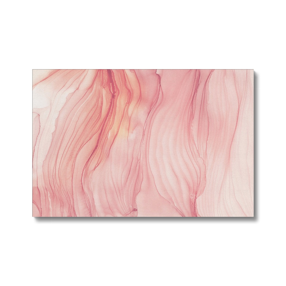 Pink Vibrant Abstract Art Canvas