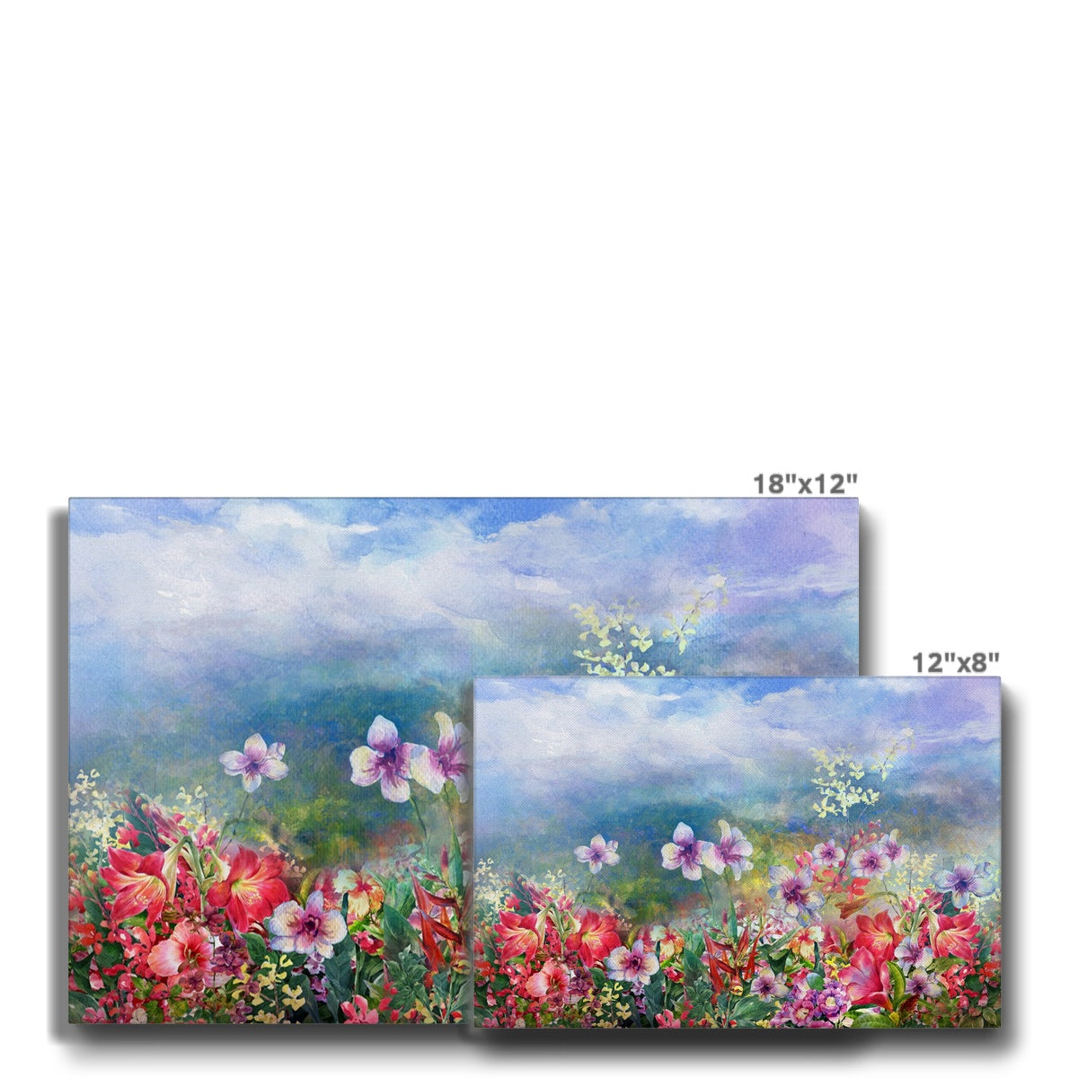 Admirable  Flower Field Oil Painting Canvas