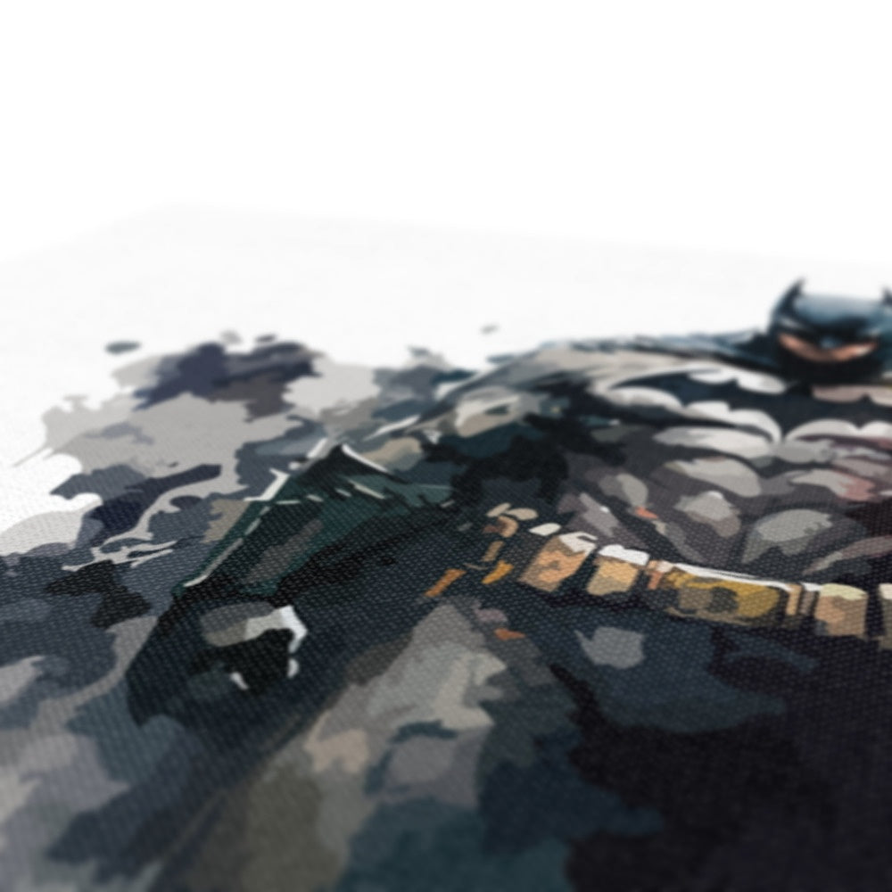 Batman Watercolour Wall Art Canvas