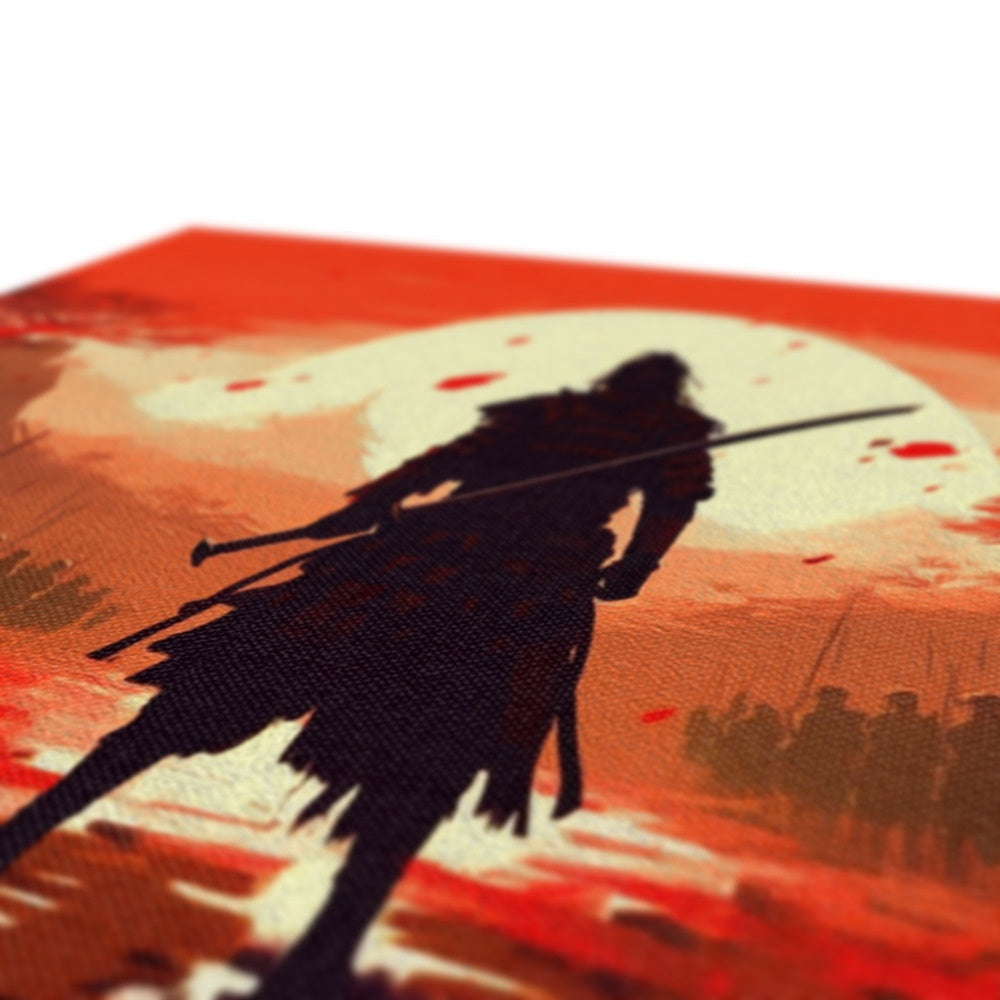 Red Art Of Ronin Canvas