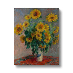 Sunflower Bouquet Oil Painting   Canvas