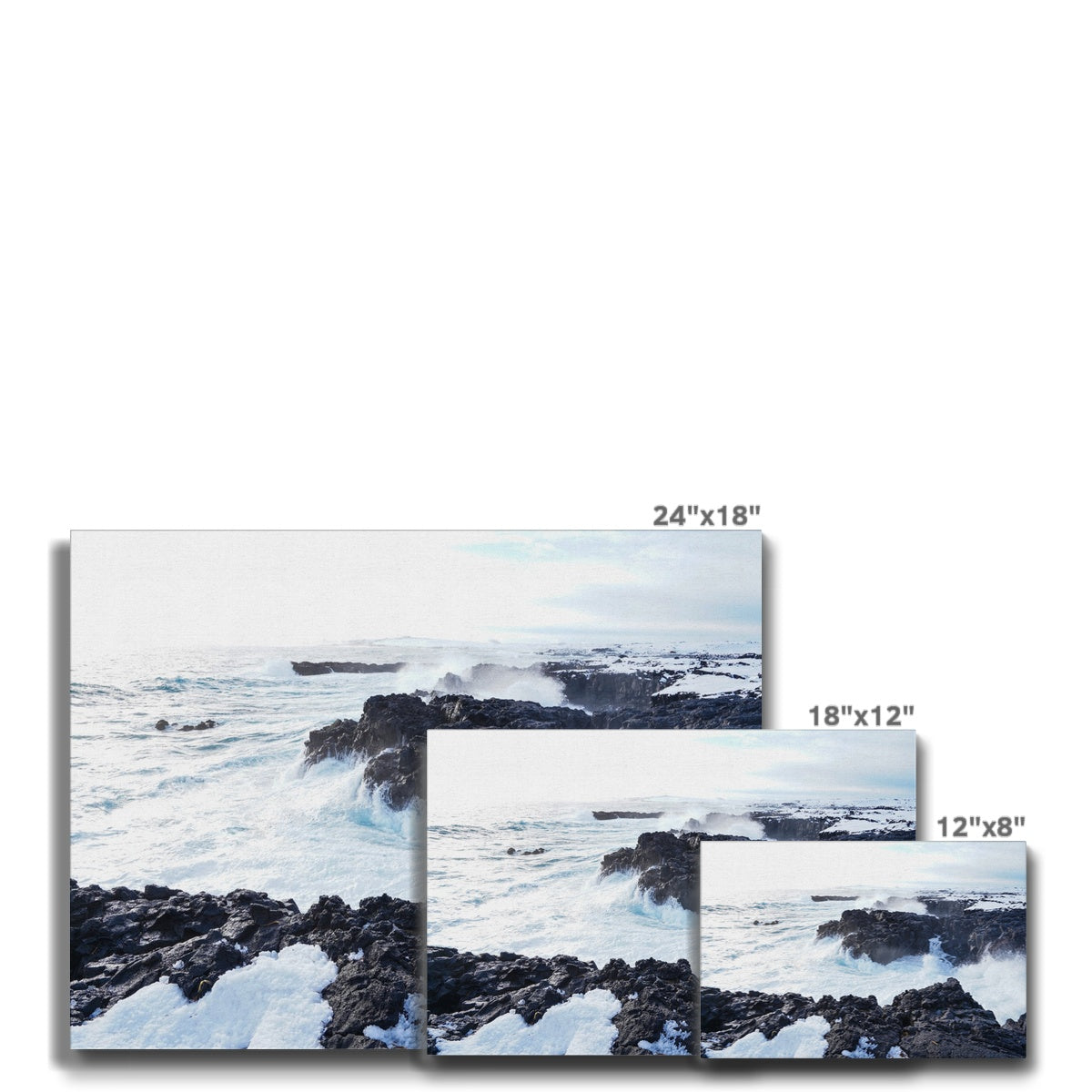 Alluring Brimketill Lava Rock Pool Canvas