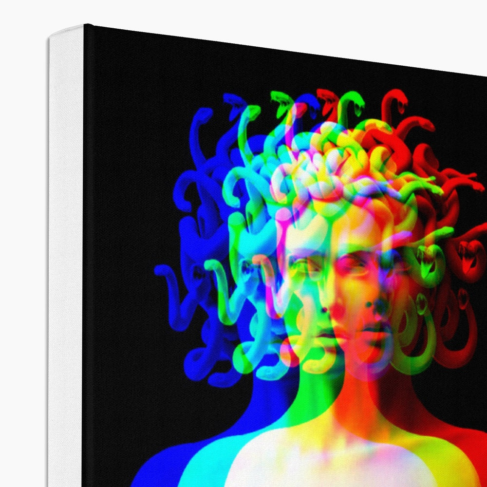 Digital Medusa Portrait Canvas