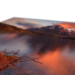 Sunset At Cerro Paine Grande Canvas