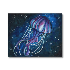 Starry Jelly Fish Oil Painting Canvas