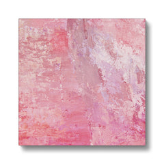 Picturesque Pink Abstract Art Canvas