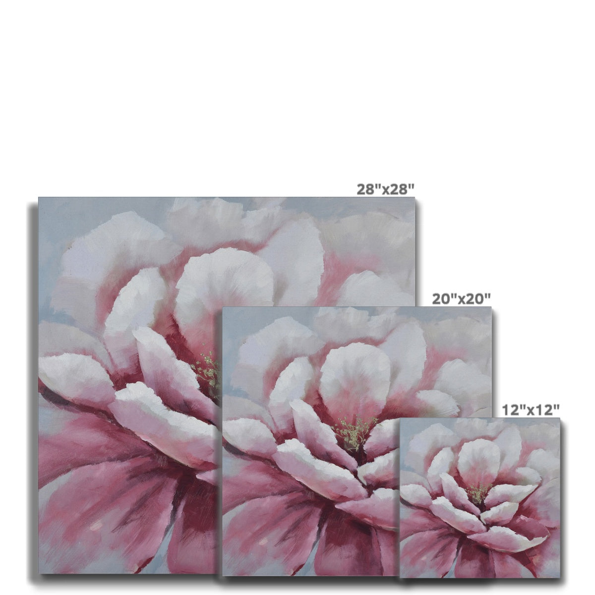 Charming Pink Flower Canvas