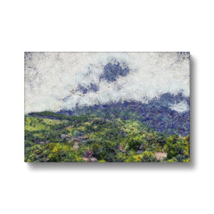 Couds & Mountains, In Claude Monet Style Canvas