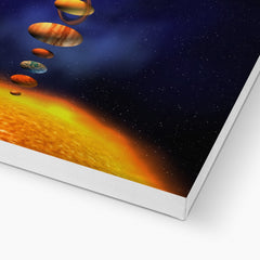 Enchanting Solar System Painting Canvas