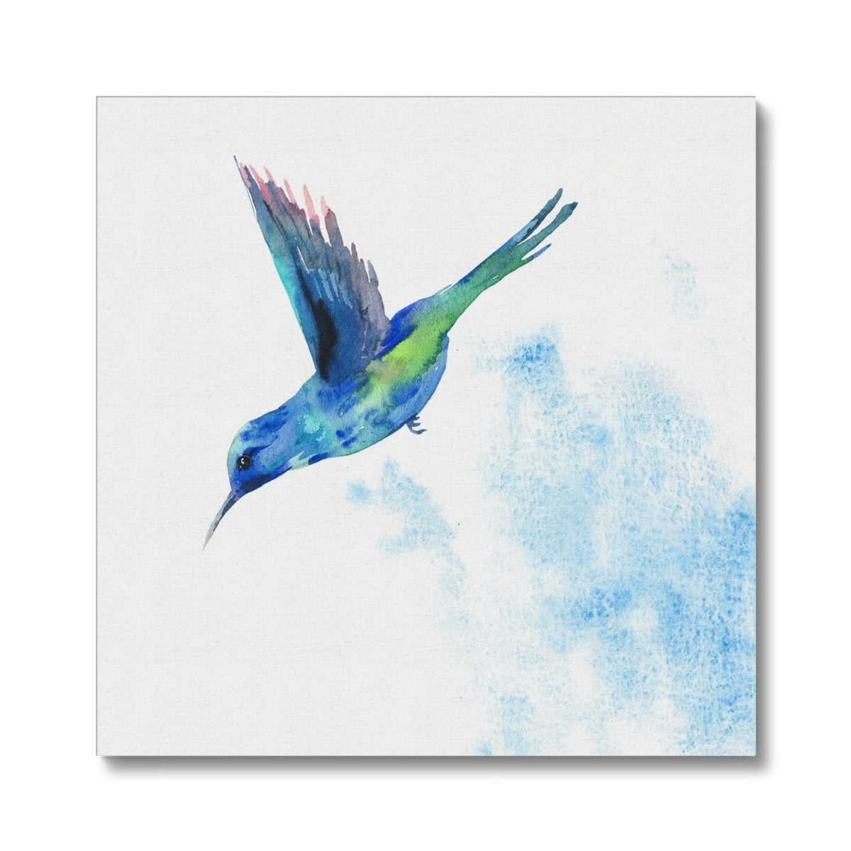 Flying Hummingbird Canvas