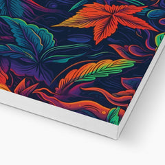 Colorful Marijuana Leaves Art Canvas