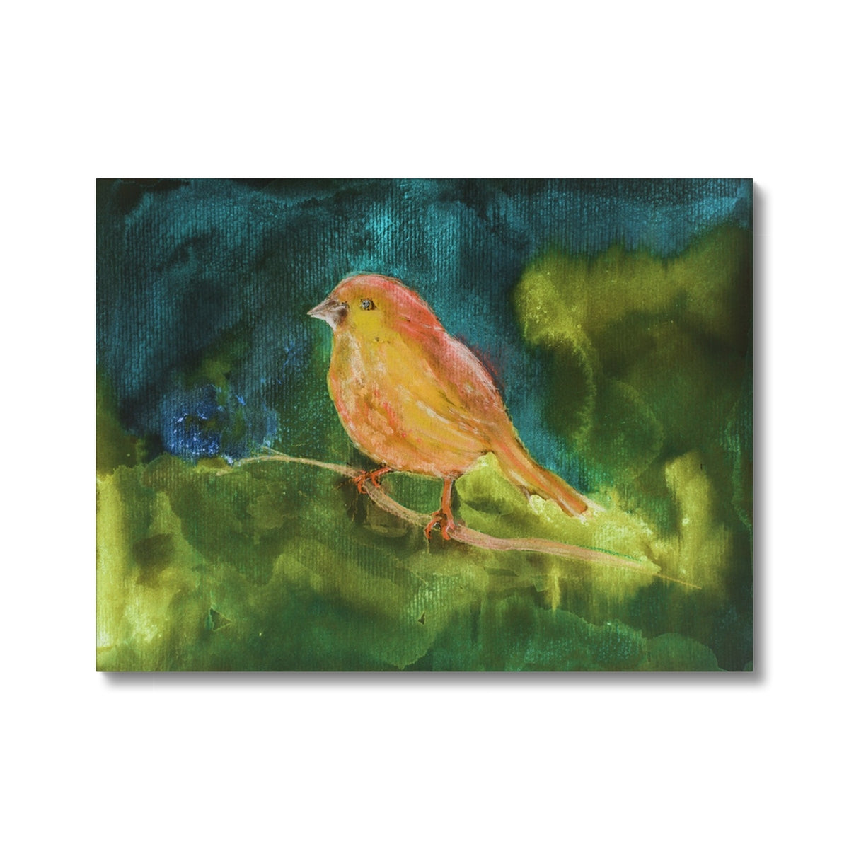 Adorable Birdie Oil Portrait Canvas
