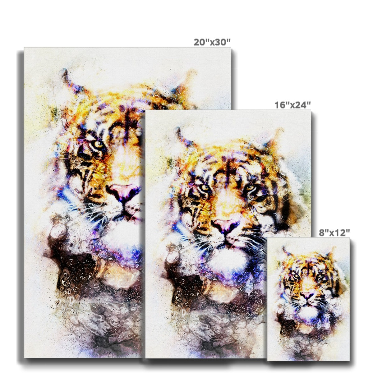 Stunning Galaxy Tiger Wall Art Canvas