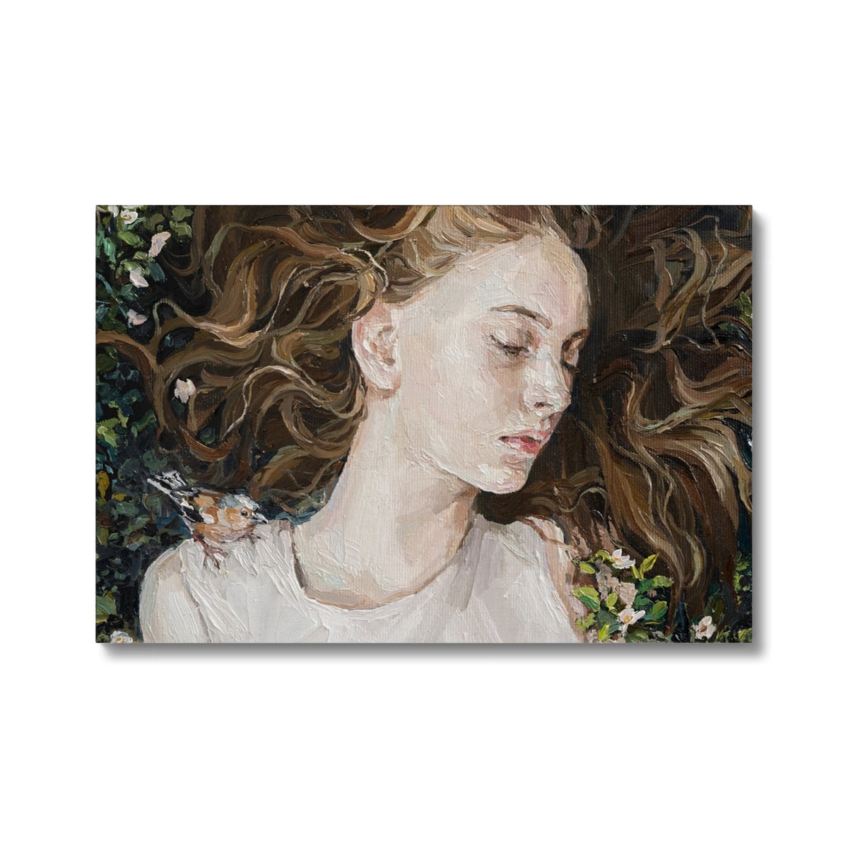 Sleeping Beauty & Sparrow  Canvas