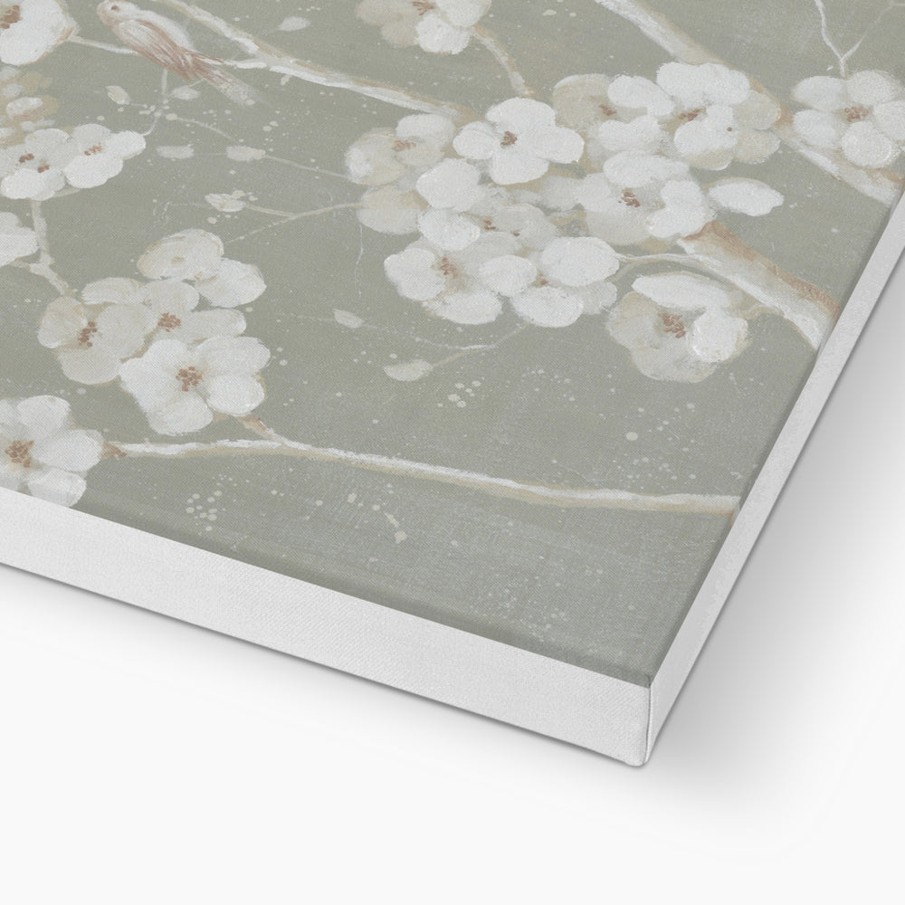 Amazing White Flower Bunch Canvas