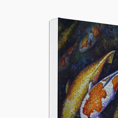 Graceful Koi Fish Painting Canvas