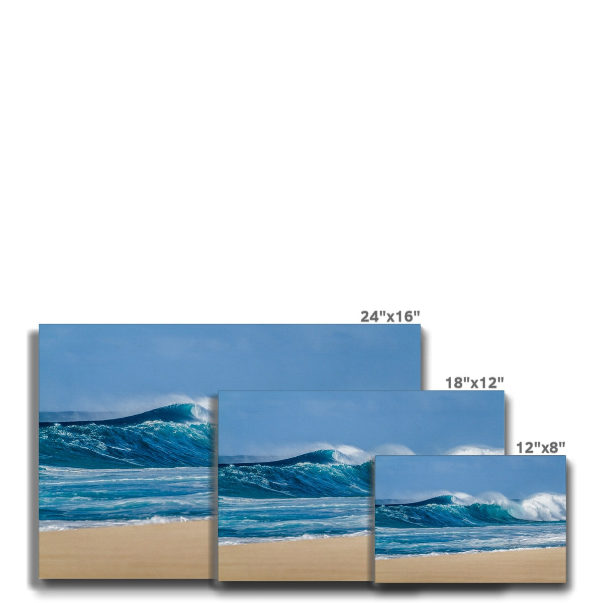Glorious Sea Waves Wall Art Canvas