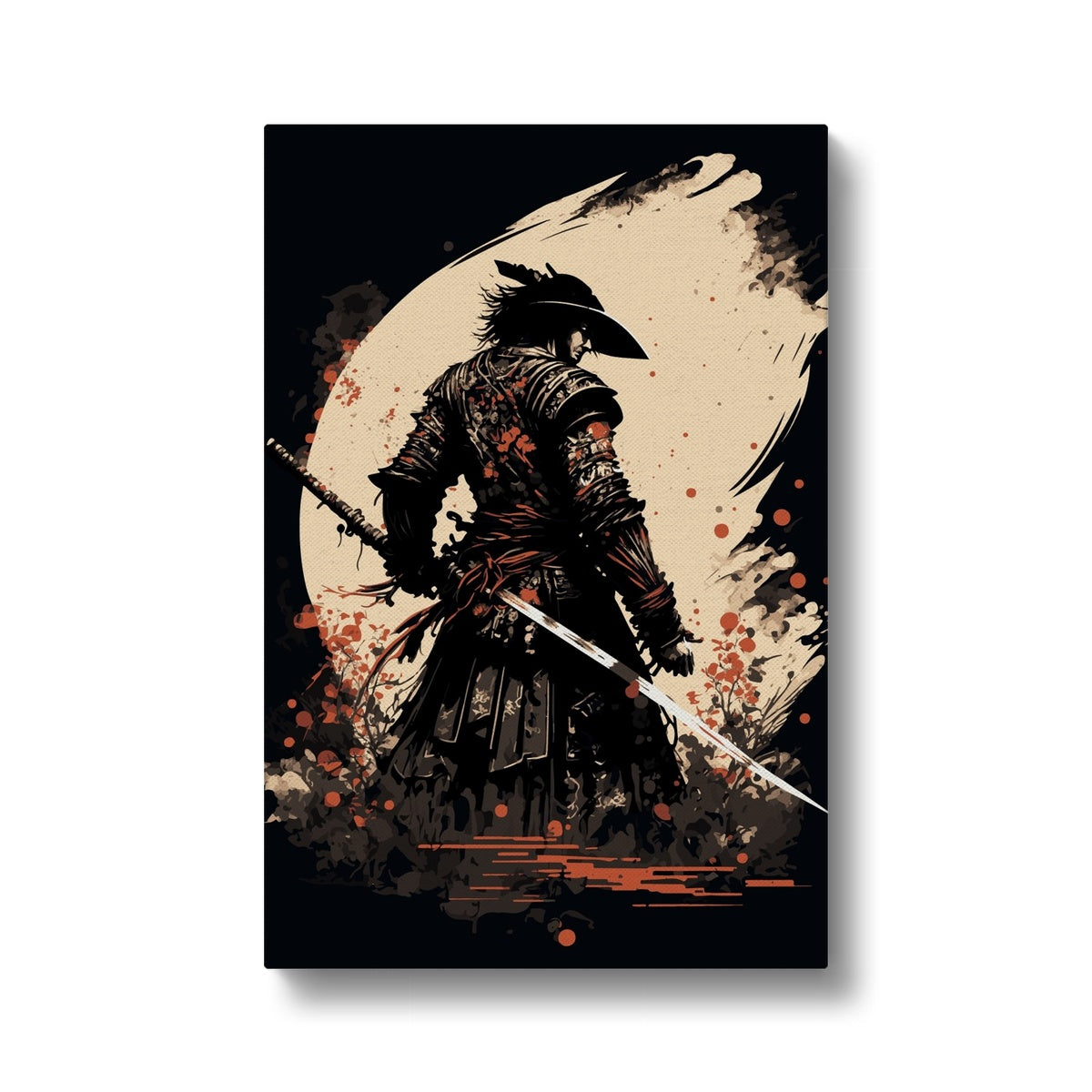 Courageous Art Of Ronin Canvas