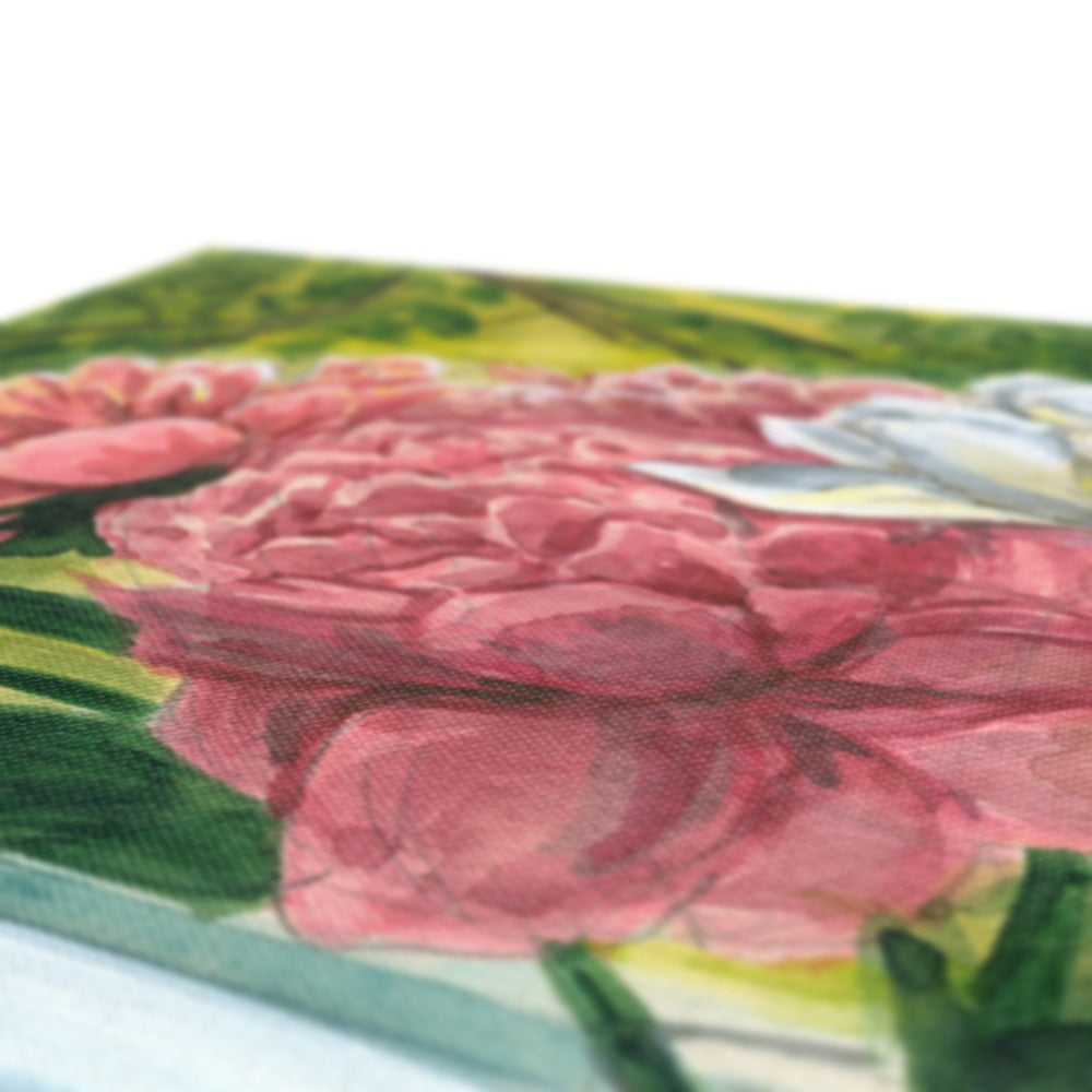 Flower Vase In Van Gogh Style  Canvas