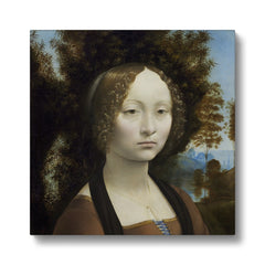 Ginevra de Benci  , Leonardo Da Vinci  Canvas