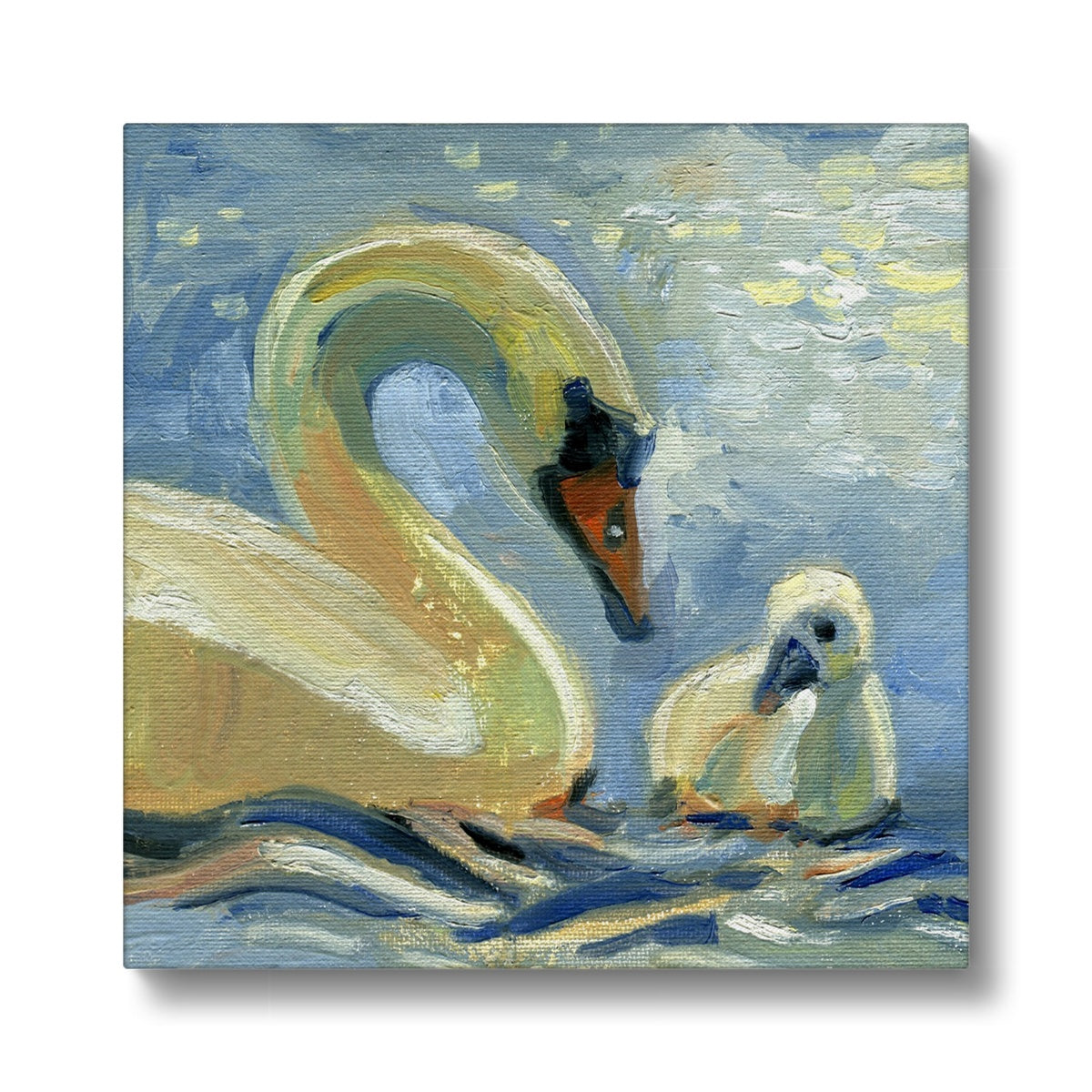 Swan & Flapper Portrait Canvas