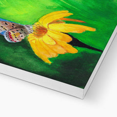 Butterfly On A Flower Painting Canvas