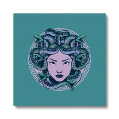 Seagreen Medusa Illustration Canvas