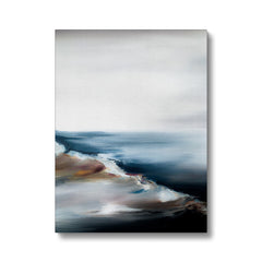 Abstract Ocean & Beach Painting Canvas