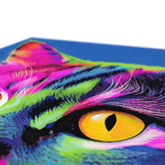 Fascinating Feline Portrait Canvas